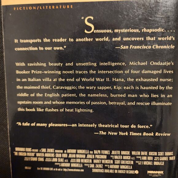 Book The English Patient by Michael Ondaatje - Picture 6 of 9